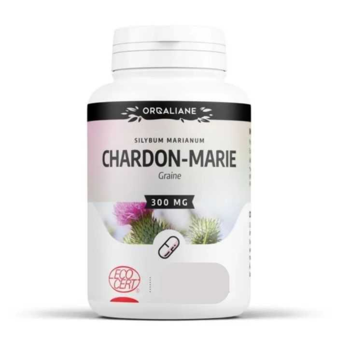 Orgaliane-Chardon-Marie-100-gelules-300mg-1 Orgaliane Chardon Marie 100 Gelules 300mg – Image 1