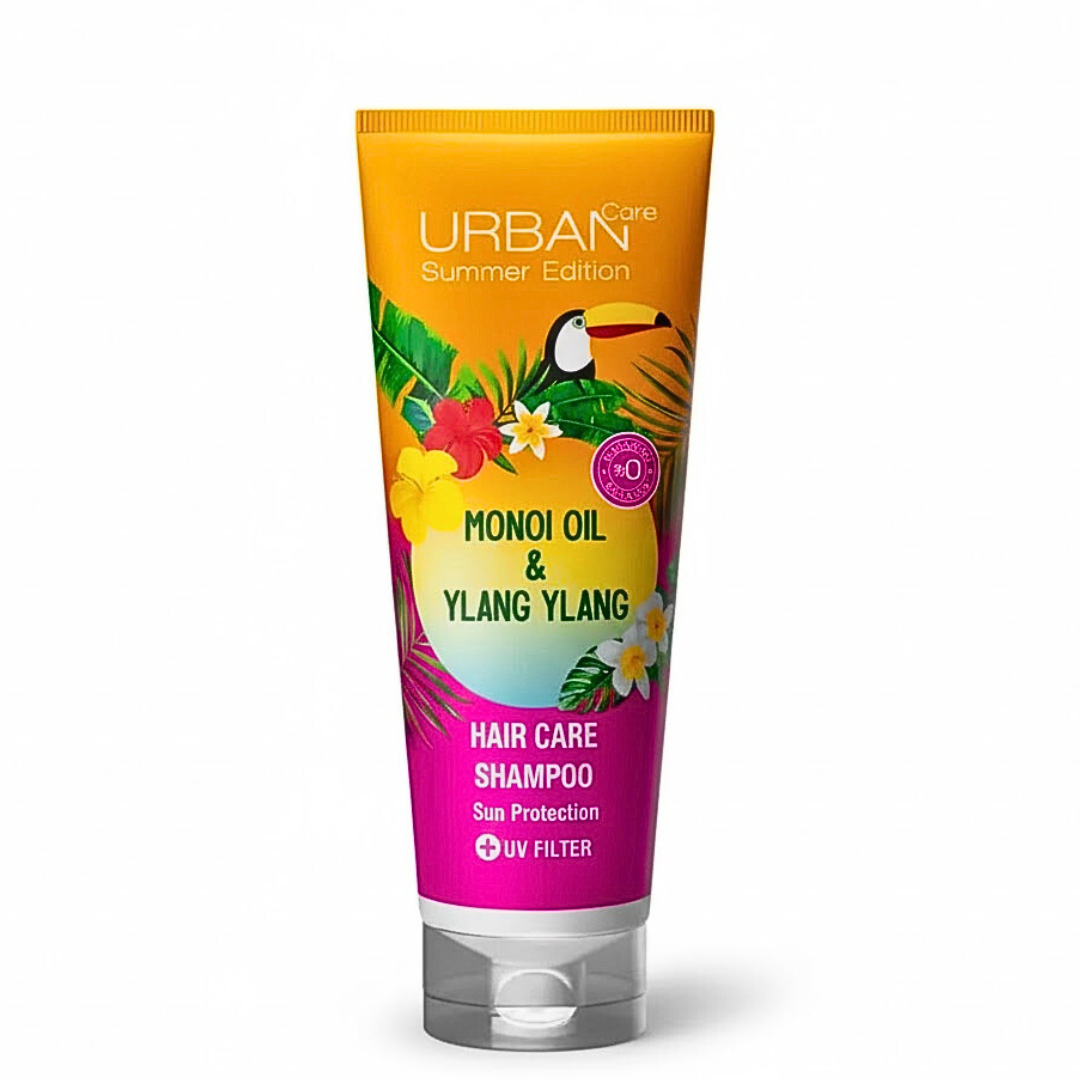 Urban-Monoi-Ylang-Ylang-Shampo250ml Urban Care Monoi & Ylang Ylang Shampoing 250ml – Image 1