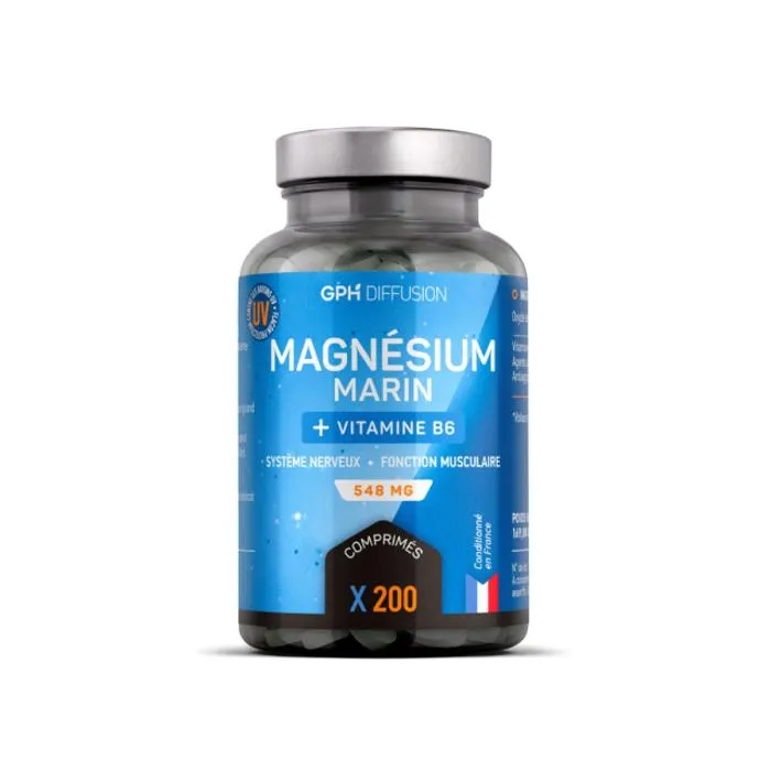 auc3700216221653 GPH Magnesium Marin 200 Comprimes – Image 1