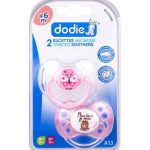 Dodie - Sucettes forme anatomique silicone (6M +) N°A13 - Papillon & Princesse