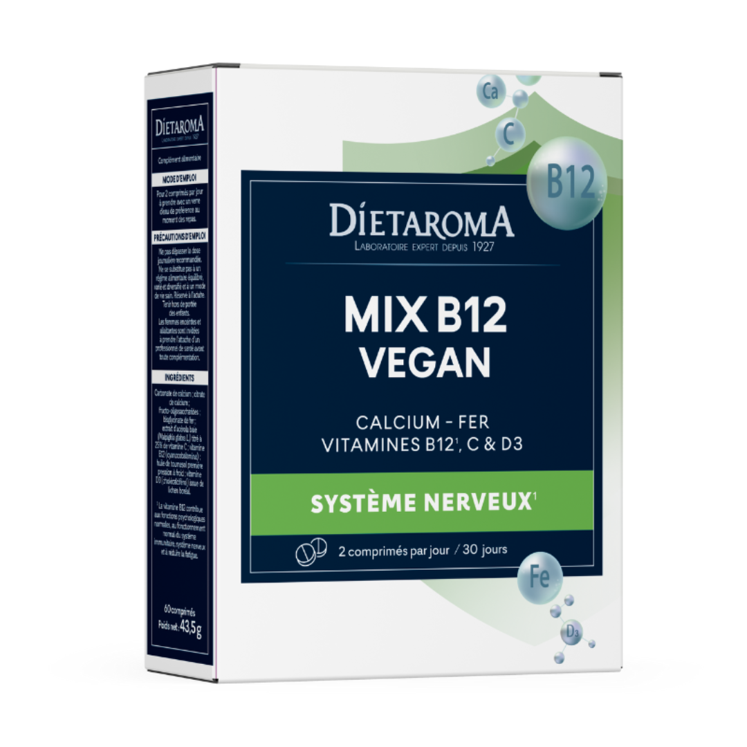 Dietaroma-Mix-B12-60-Comprimes Dietaroma Mix B12 60cps – Image 1