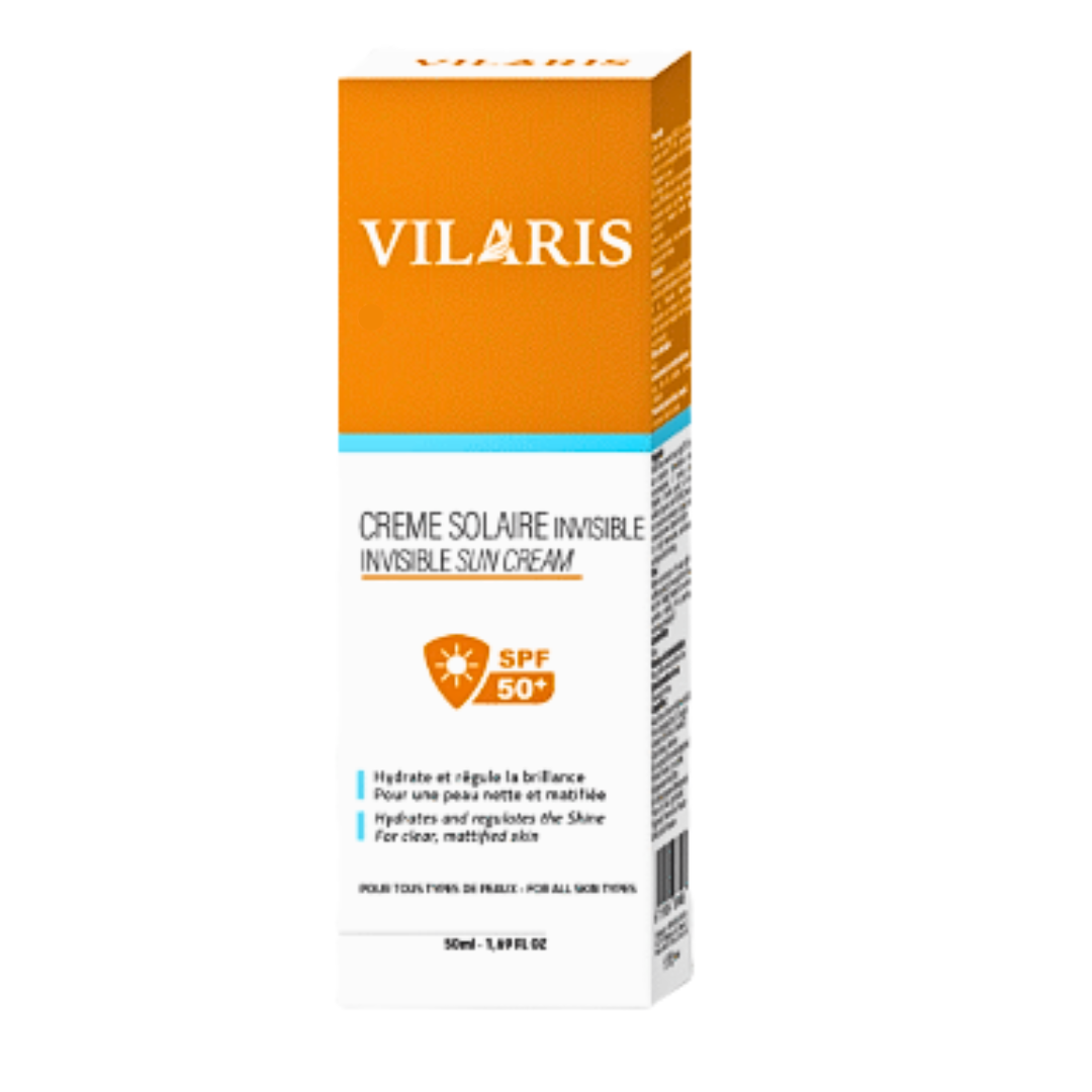 Vilaris-Creme-Solaire-Invisible-spf50-50ml-1 Vilaris Creme Solaire Invisible Spf50+ 50ml – Image 1