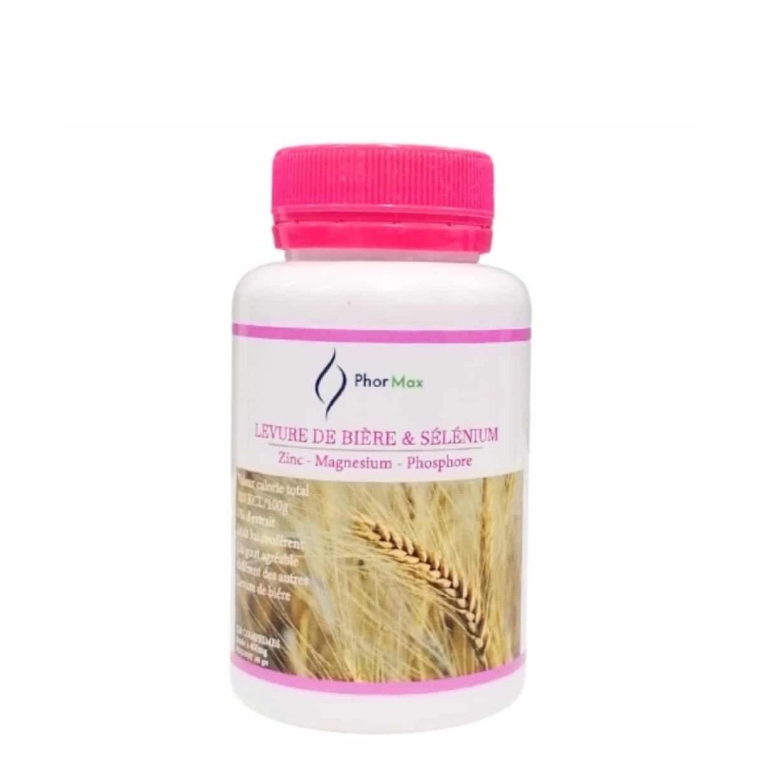 phormax-levure-de-biere-selenium- Phormax Levure De Biere Selenium 400 Comprimes – Image 1
