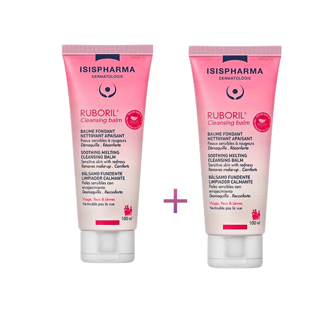 Isis-Ruboril-Cleansing-Balm-2100ml-pack Isis Pharma Ruboril Cleansing Balm 2x100ml Pack – Image 1