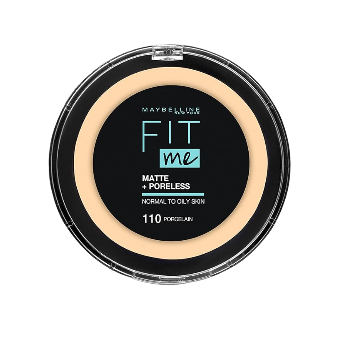 Maybelline-Fit-Me-Powder-Matte-Poreless-Nu-110-30ml-1 Maybelline Fit Me Powder Matte+ Poreless Nu 110 30ml – Image 1