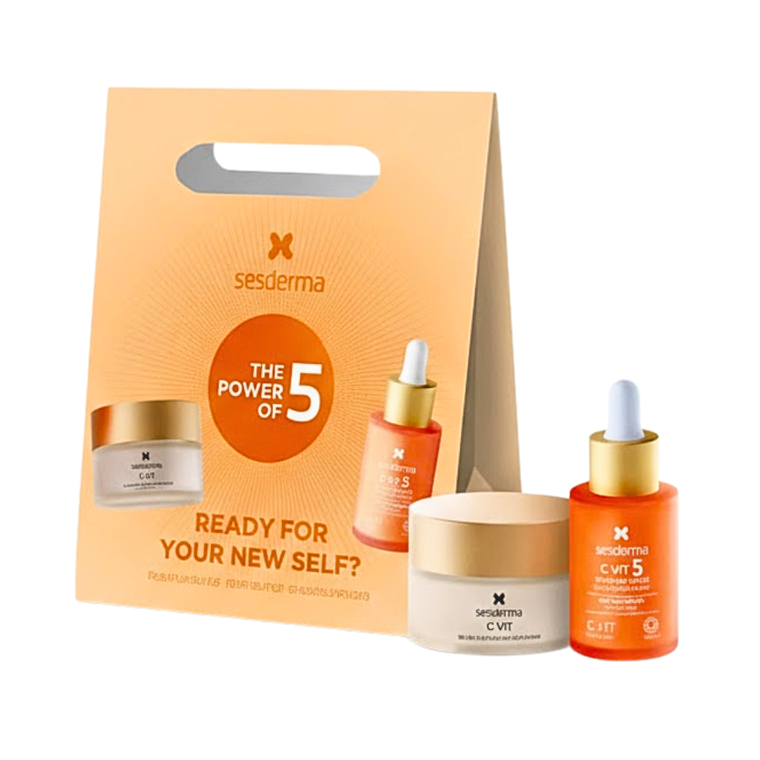 Sesderma-Coffret-Lumineux-Creme-C-vit-50ml-Serum-C-vit-5-30ml Sesderma Lumineux Creme C-vit 50ml + Serum C-vit 5 30ml Coffret – Image 1