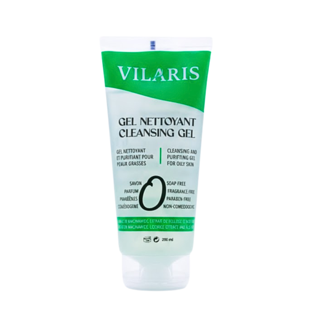 Vilaris-Gel-Nettoyant-Peau-Grasse-200ml Vilaris Gel Nettoyant Peau Grasse 200ml – Image 1