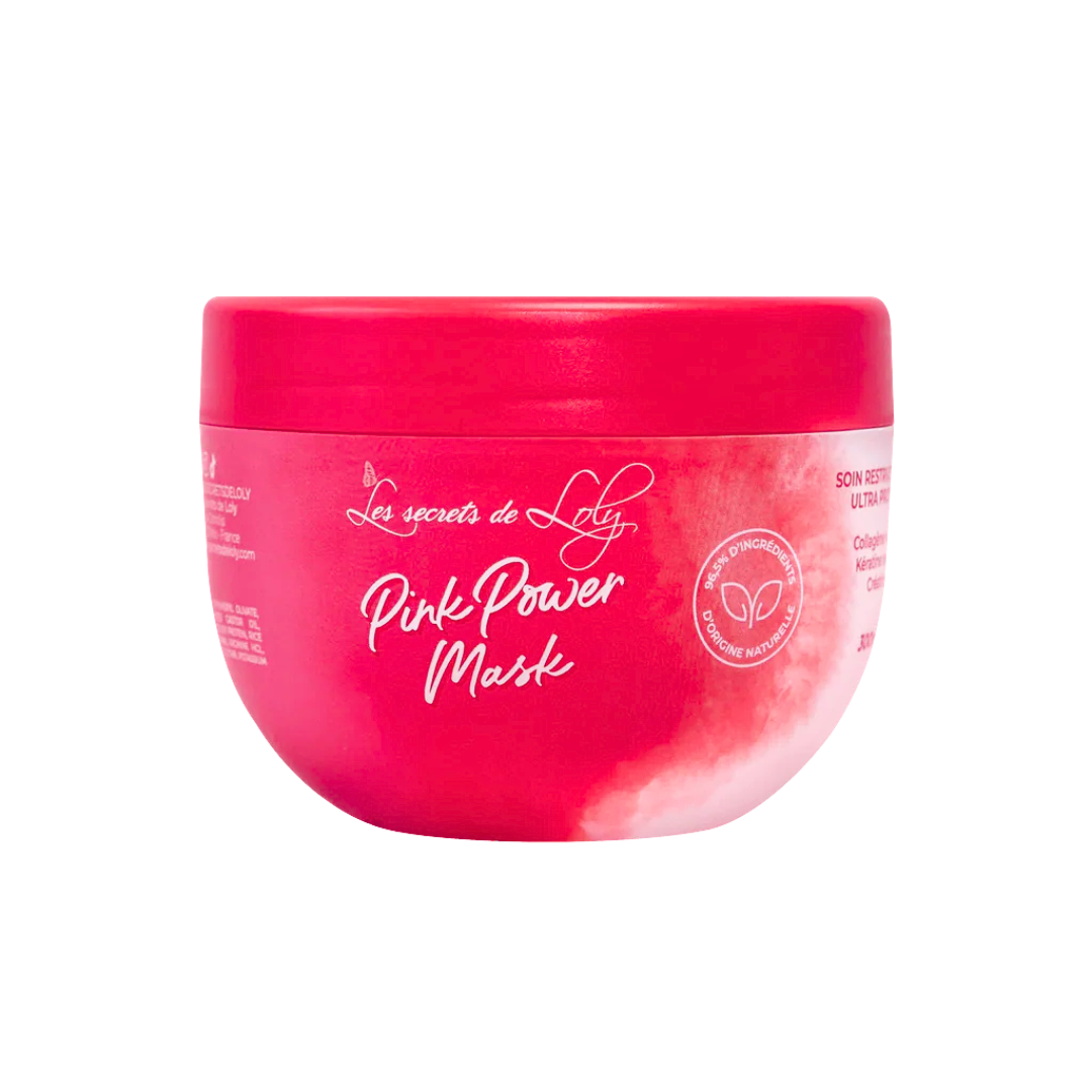 LSL-Pink-Power-Mask-Proteine-300ml Les Secrets De Loly Pink Power Mask Proteine 300ml – Image 1