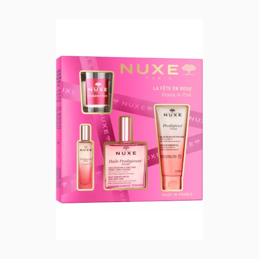 Nuxe-Coffret-La-Fete-En-Rose Nuxe Coffret La Fete En Rose – Image 1