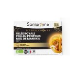 SANTAROME GELEE ROYALE POLLEN PROPOLIS MIEL DE MANUKA 20 AMPOULES