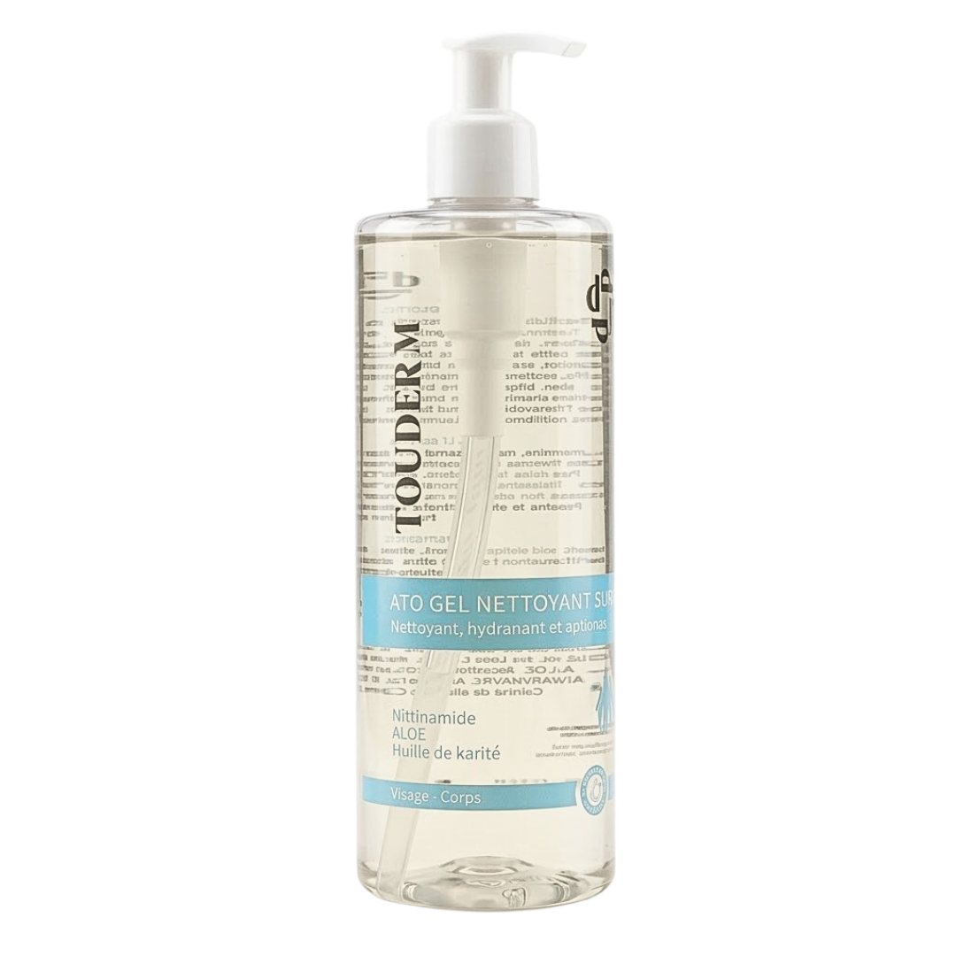 Touderm-ATO-Gel-Nettoyant-Surgras-400ml Touderm ATO Gel Nettoyant Surgras 400ml – Image 1
