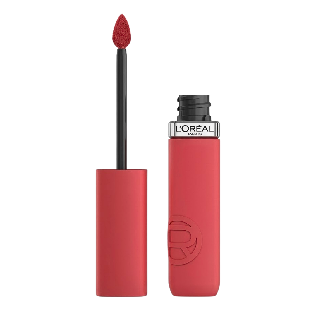 Loreal-Nude-Matte-Resistance-230-Shopping-Spree L'oreal Paris Rouge A Levres Nude Matte Resistance 230 Shopping Spree – Image 1