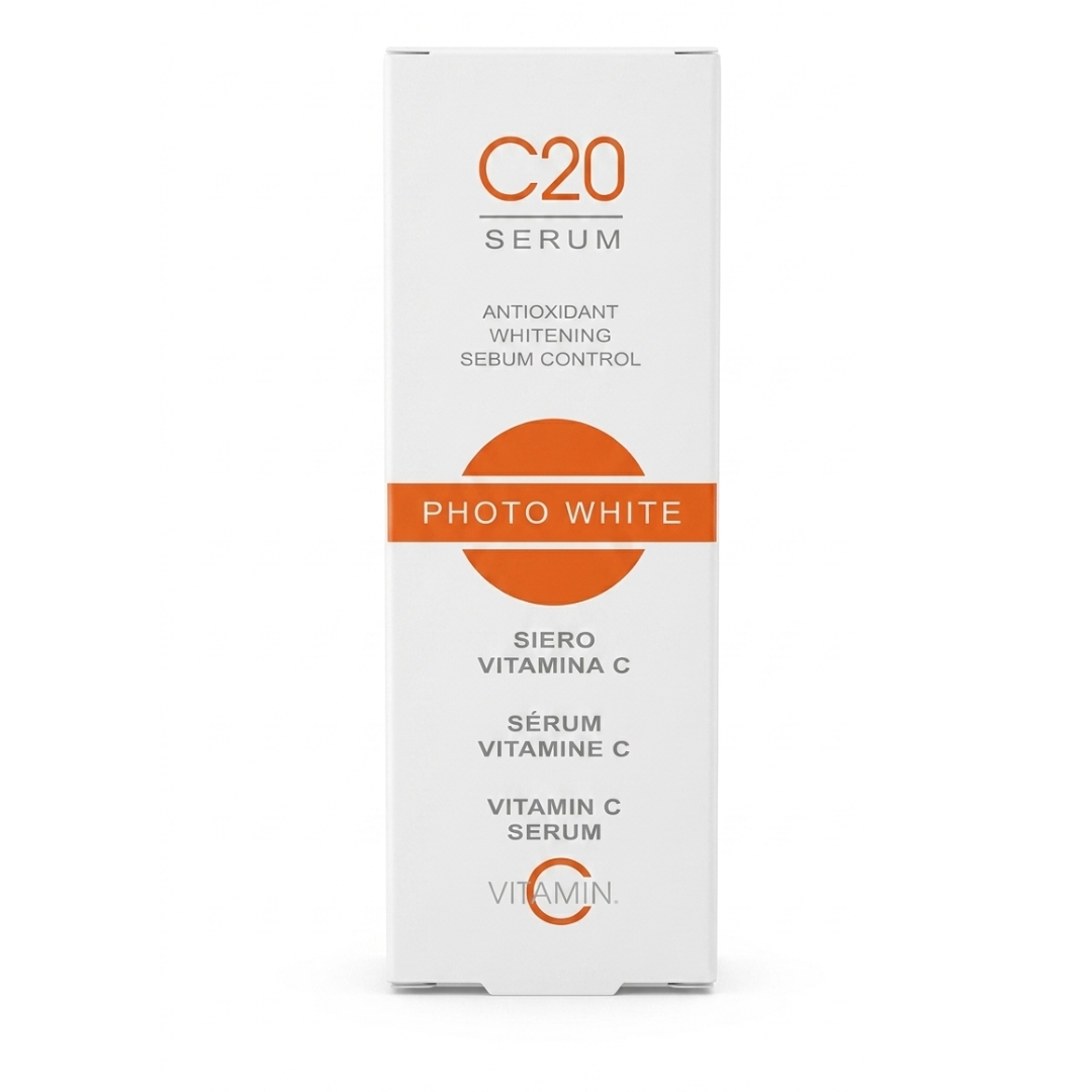 Photo-White-C20-Serum-Vitamine-C-30ml Photo White C20 Serum Vitamine C 30ml – Image 1