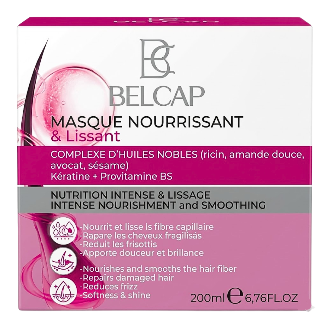 Belcap-Masque-Nourissant-Lissant-200ml Belcap Masque Nourissant Lissant 200ml – Image 1