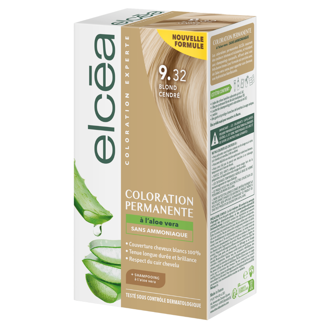 Elcea-Coloration-Blond-ASH-9.32 Elcea Coloration Permanente Blond ASH 9.32 – Image 1