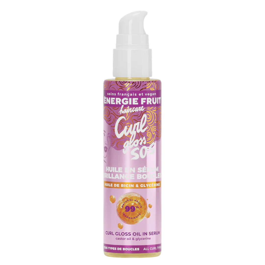 Energie-Fruit-Huile-Serum-Capillaire-Sos-Curl-Gloss-75ml ENERGIE FRUIT HUILE EN SÉRUM SOS BRILLANCE CURL 75ML – Image 1