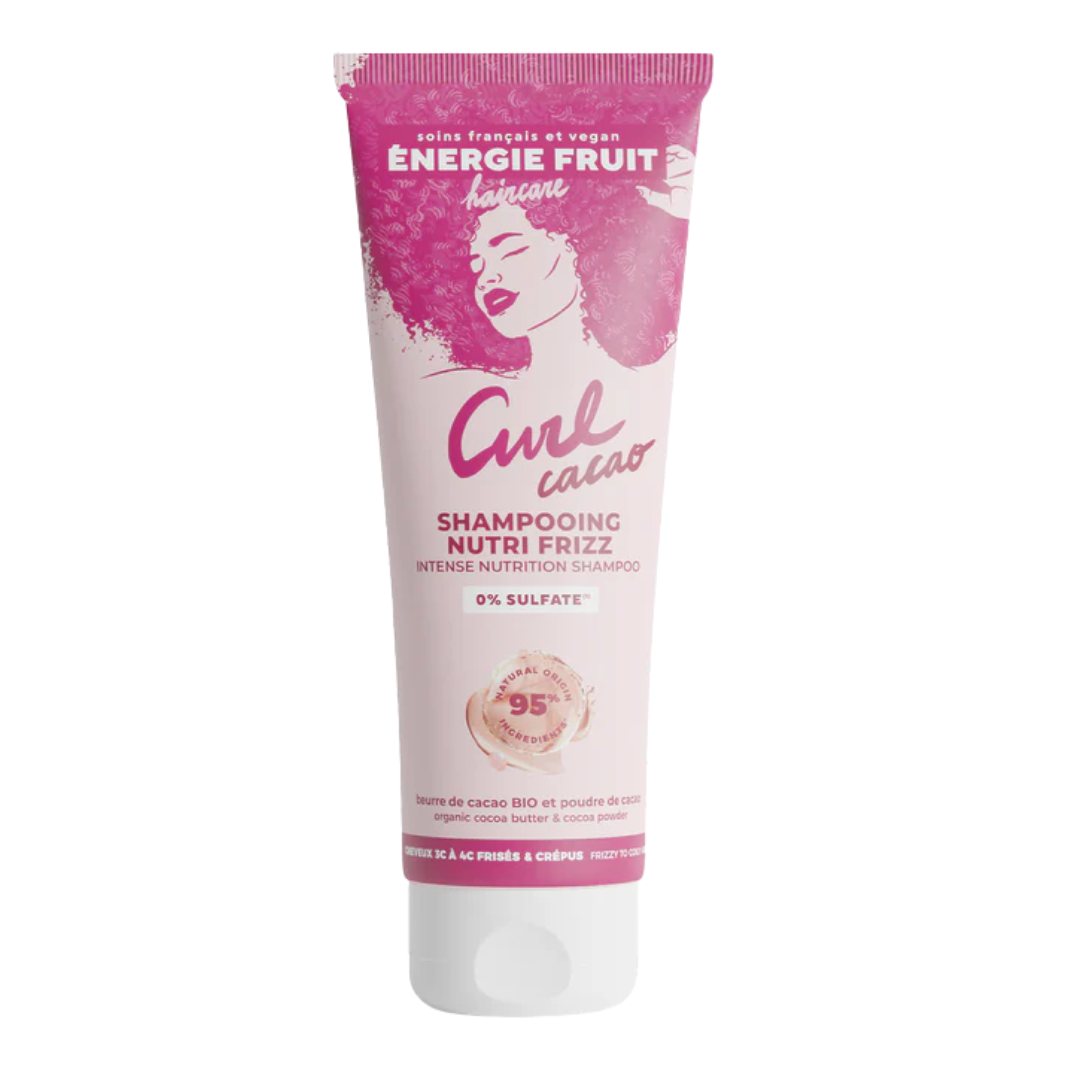 Energie-Fruit-Shampooing-Nutri-Frizz-Beurre-De-Cacao-250ml ENERGIE FRUIT SHAMPOING CURL NUTRITION INTENSE 250ML – Image 1