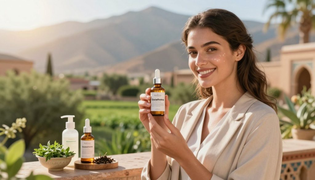 bienfaits du glutathion pour la peau au Maroc