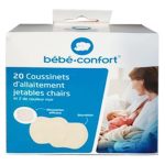Bebe Confort - Coussinets d’allaitement jetables Blancs (x20 +2 noirs)