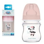 Canpol babies biberon anti-colic +0m 120ml Ref 35/220 rose