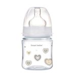 Canpol babies biberon anti-colic +0mois 120ml Ref 35/216 Blanc