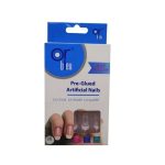 Or Bleu Pre-glued Artificial Nails FC 07 CT-988