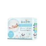 GREEN TRIBU COUCHES ÉCOLOGIQUES HYPOALLERGÉNIQUES POUR BÉBÉ TAILLE 1(2 À 5 KG)