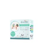 GREEN TRIBU COUCHES ÉCOLOGIQUES HYPOALLERGÉNIQUES POUR BÉBÉ TAILLE 4 (7 À 18 KG)